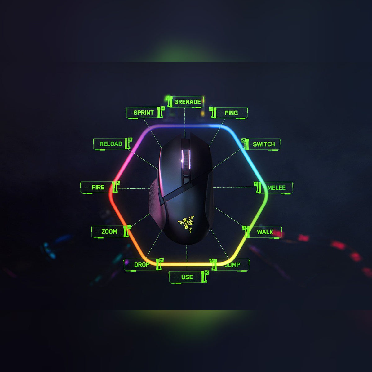 עכבר גיימינג אלחוטי Razer Basilisk V3 Pro – תמונה 4