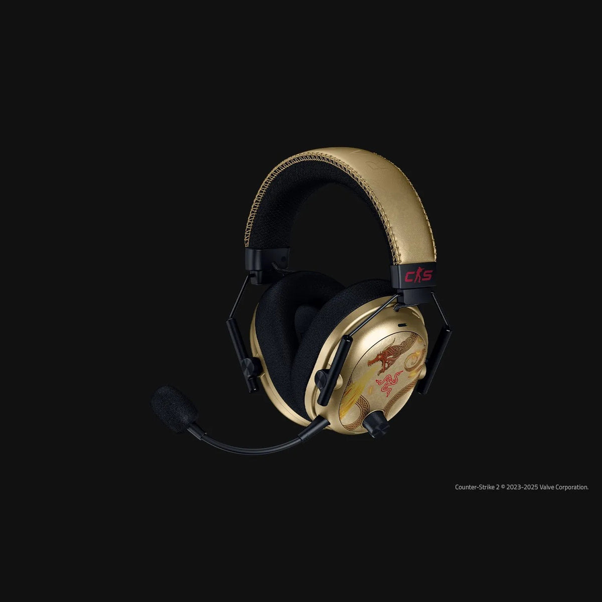 אוזניות גיימינג אלחוטיות Razer BlackShark V3 Pro Counter-Strike 2 Edition – תמונה 2