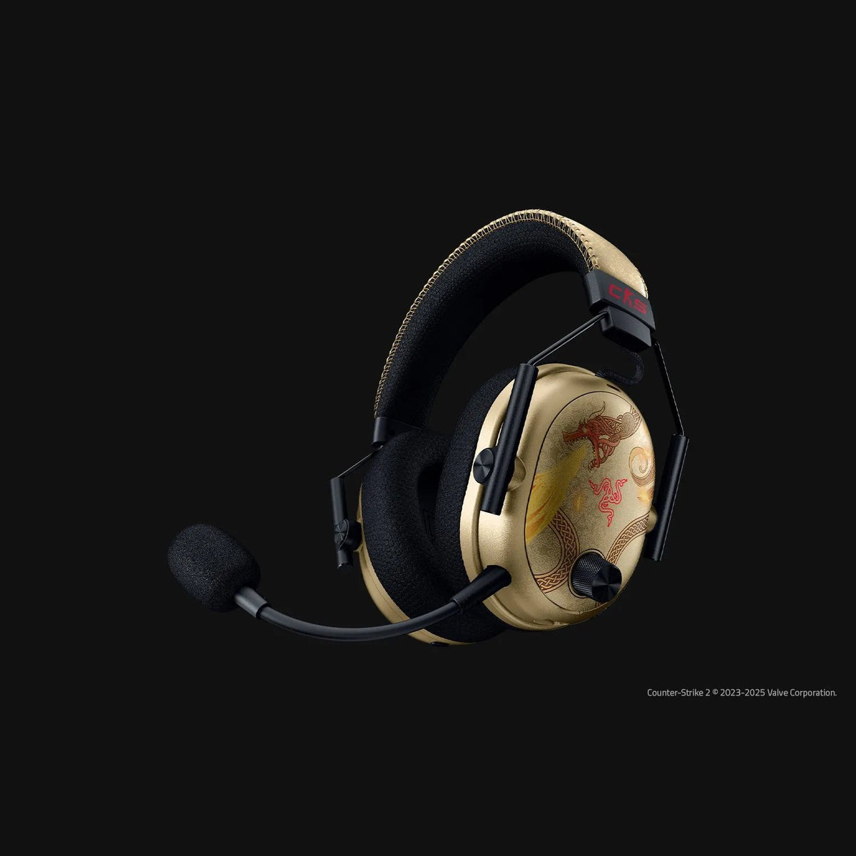 אוזניות גיימינג אלחוטיות Razer BlackShark V3 Pro Counter-Strike 2 Edition – תמונה 6