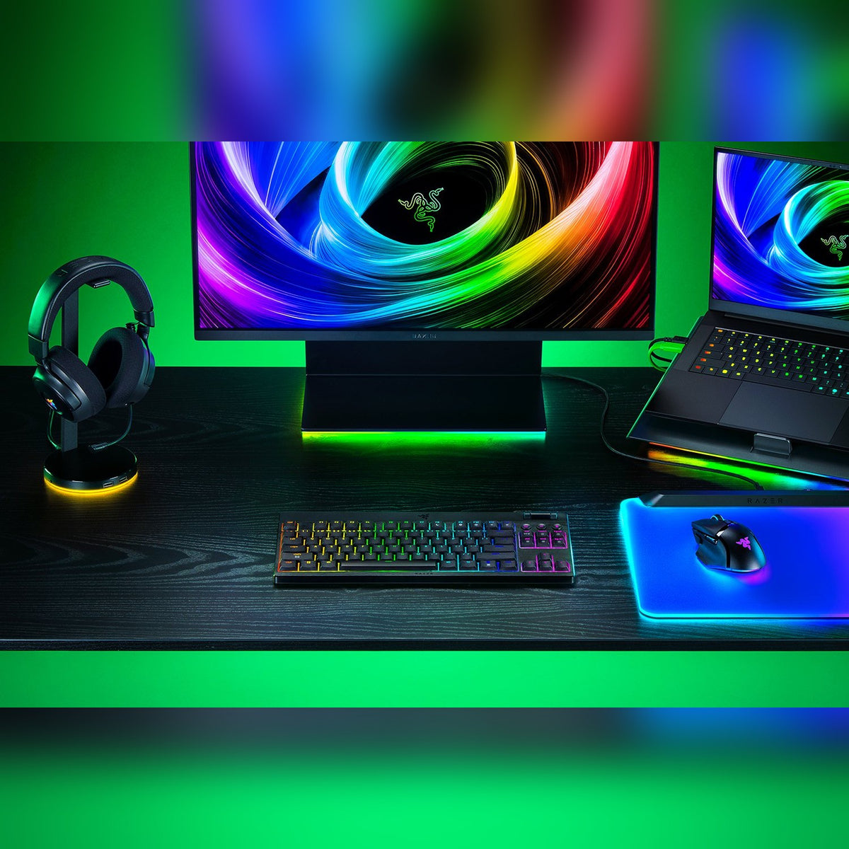 מקלדת גיימינג אלחוטית נמוכה Razer BlackWidow V4 Low-Profile Tenkeyless HyperSpeed – תמונה 6