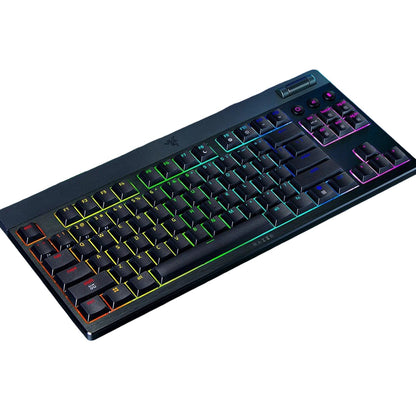 מקלדת גיימינג אלחוטית נמוכה Razer BlackWidow V4 Low-Profile Tenkeyless HyperSpeed – תמונה 2