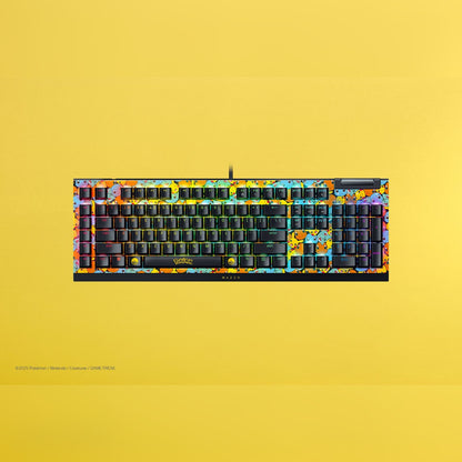 מקלדת גיימינג מכנית Razer BlackWidow V4 X Pokémon Edition – תמונה 2