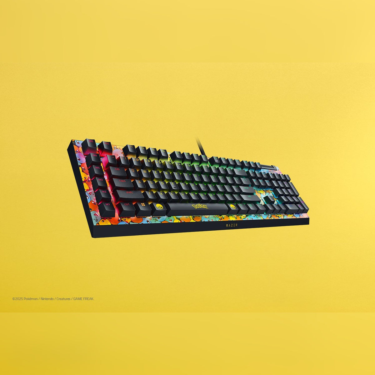 מקלדת גיימינג מכנית Razer BlackWidow V4 X Pokémon Edition – תמונה 3