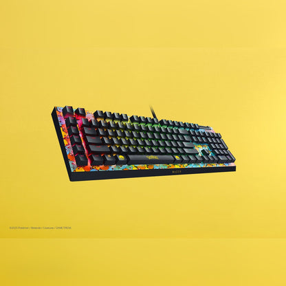 מקלדת גיימינג מכנית Razer BlackWidow V4 X Pokémon Edition – תמונה 3
