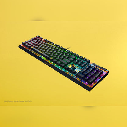 מקלדת גיימינג מכנית Razer BlackWidow V4 X Pokémon Edition – תמונה 4