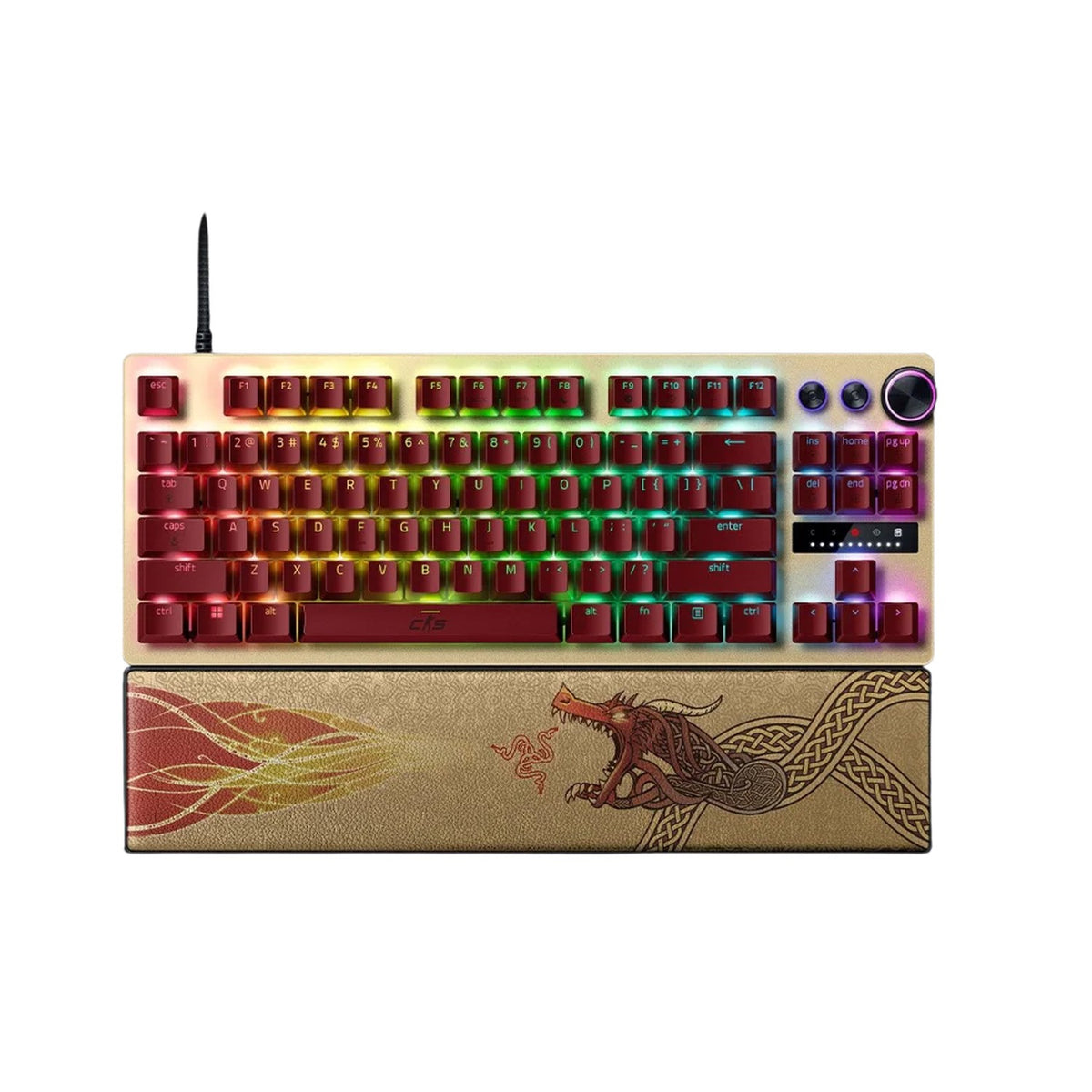 מקלדת גיימינג אנלוגית Razer Huntsman V3 Pro Tenkeyless Counter-Strike 2 Edition – תמונה 1