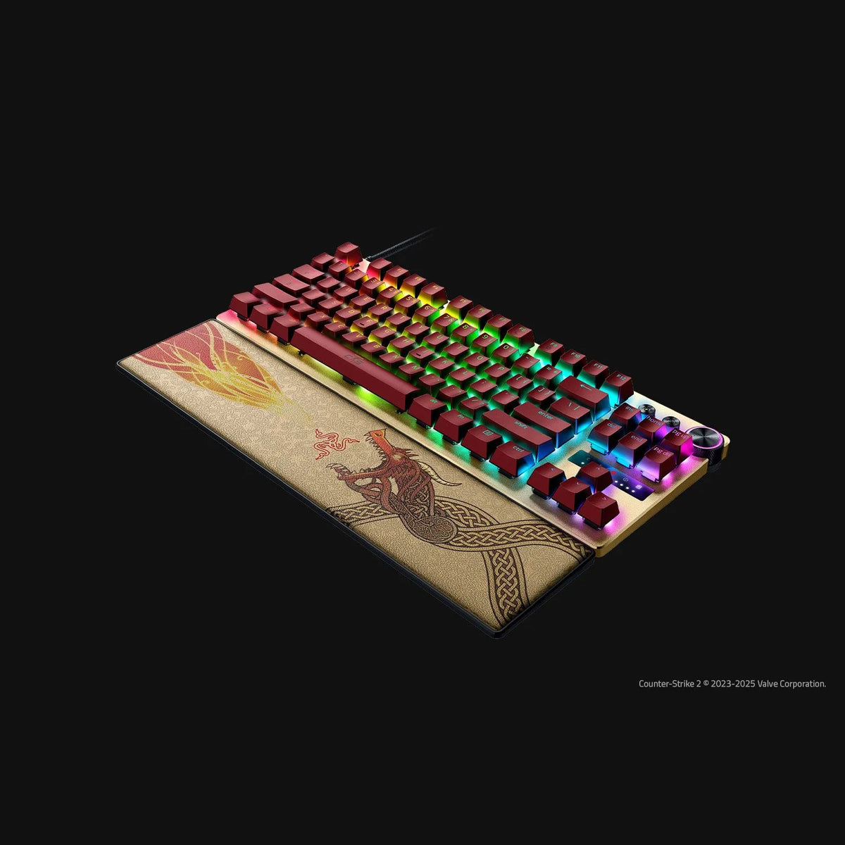 מקלדת גיימינג אנלוגית Razer Huntsman V3 Pro Tenkeyless Counter-Strike 2 Edition – תמונה 4