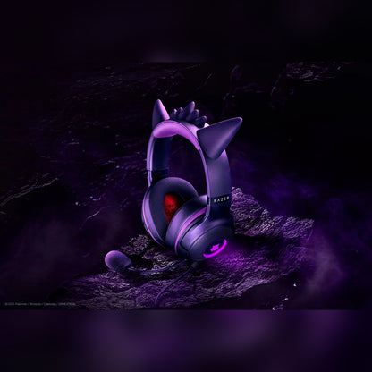 אוזניות גיימינג Razer Kraken Kitty V2 Gengar Edition – תמונה 3