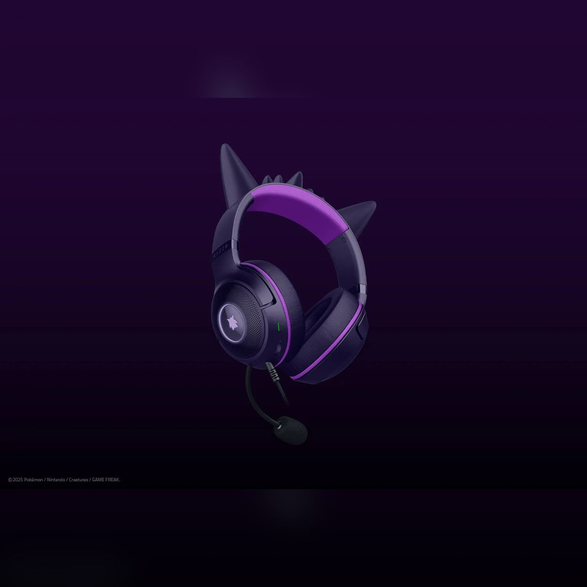 אוזניות גיימינג Razer Kraken Kitty V2 Gengar Edition – תמונה 6