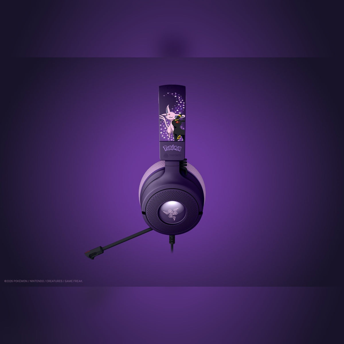 אוזניות גיימינג Razer Kraken V4 X Espeon & Umbreon Edition – תמונה 5