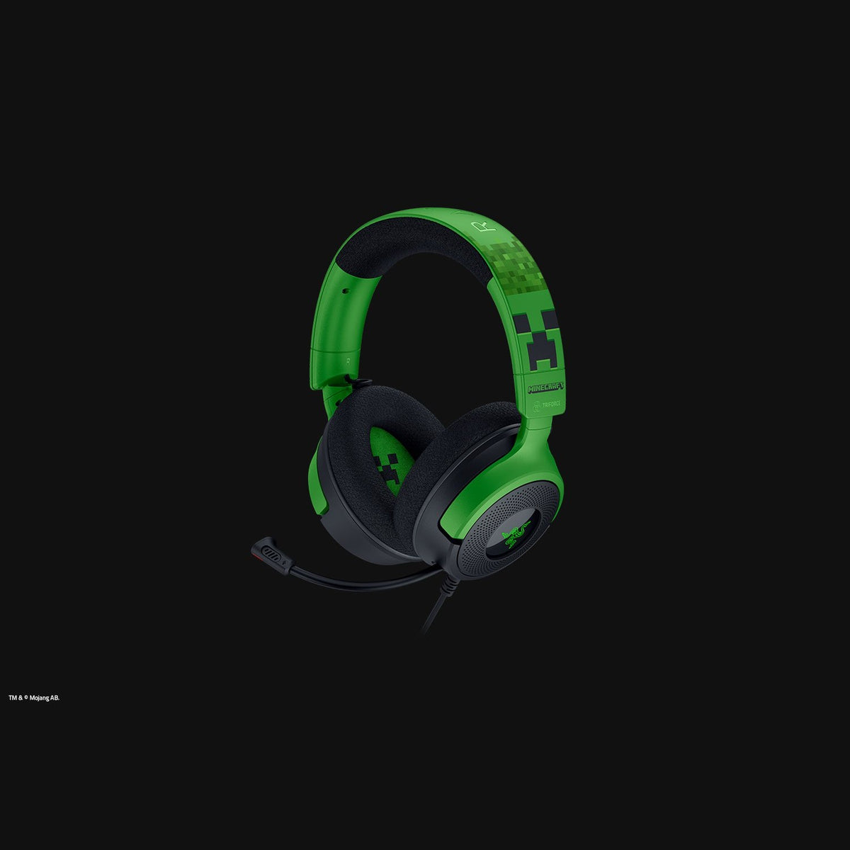 אוזניות גיימינג Razer Kraken V4 X Minecraft Edition – תמונה 3