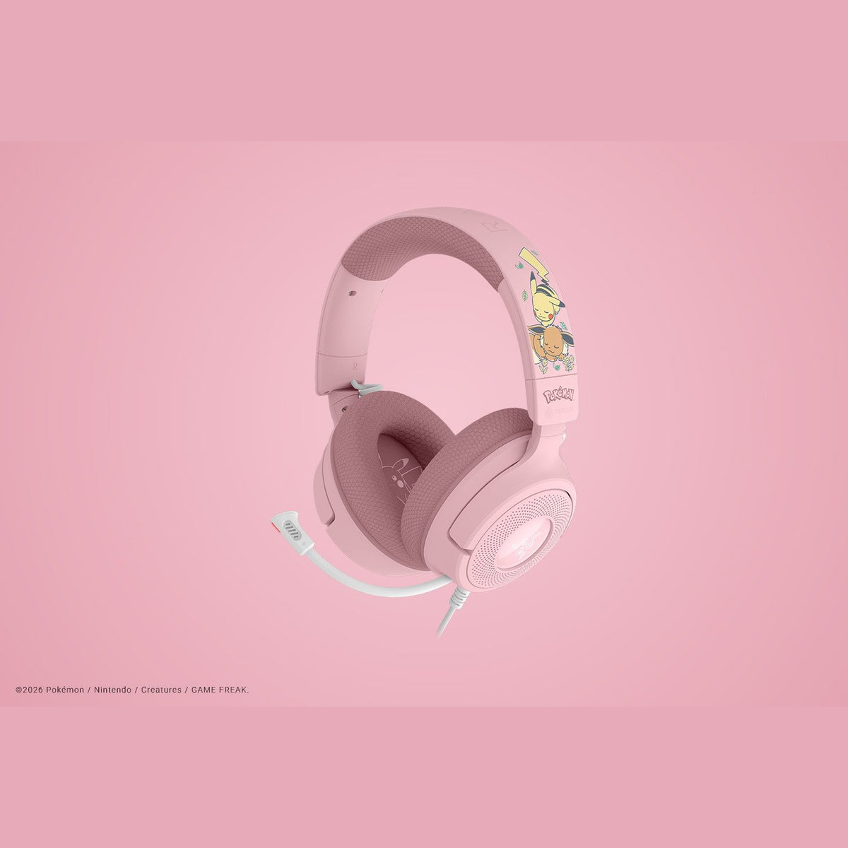 אוזניות גיימינג Razer Kraken V4 X Pikachu & Eevee Edition – תמונה 2
