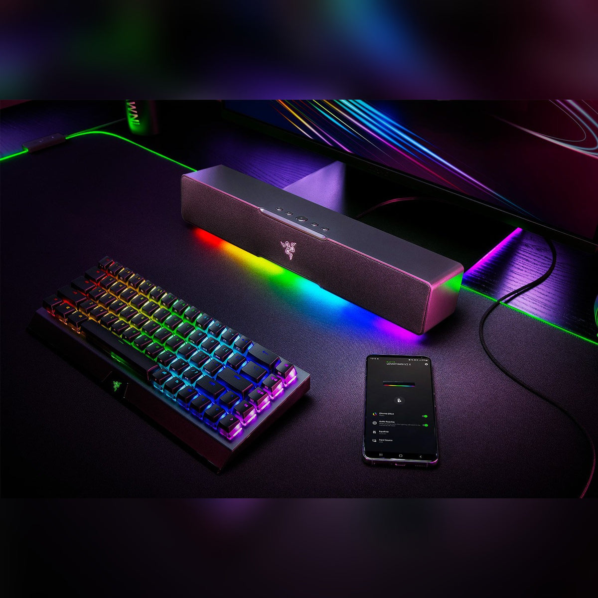 מקרן קול גיימינג Razer Leviathan V2 X – תמונה 3