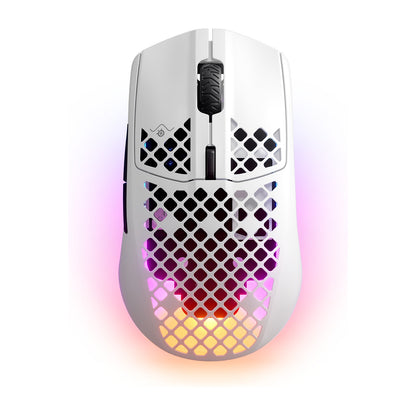עכבר גיימינג SteelSeries Aerox 3 בצבע לבן מט - Snow