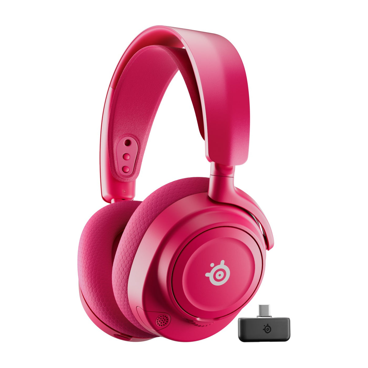 אוזניות גיימינג אלחוטיות SteelSeries Arctis NOVA 7 Gen 2 בצבע ורוד (Magenta)