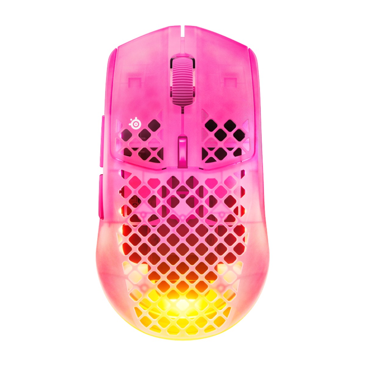 עכבר גיימינג SteelSeries Aerox 3 Wireless Gen 2 בצבע מג'נטה - ורוד – תמונה 2