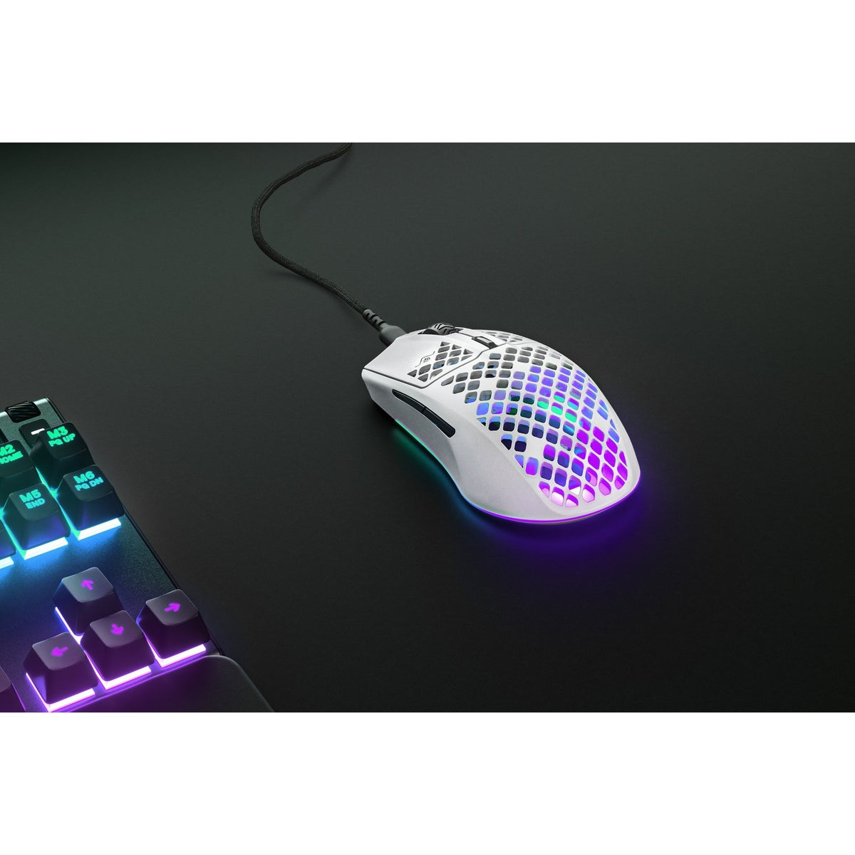 עכבר גיימינג חוטי SteelSeries Aerox 3 – לבן – תמונה 8