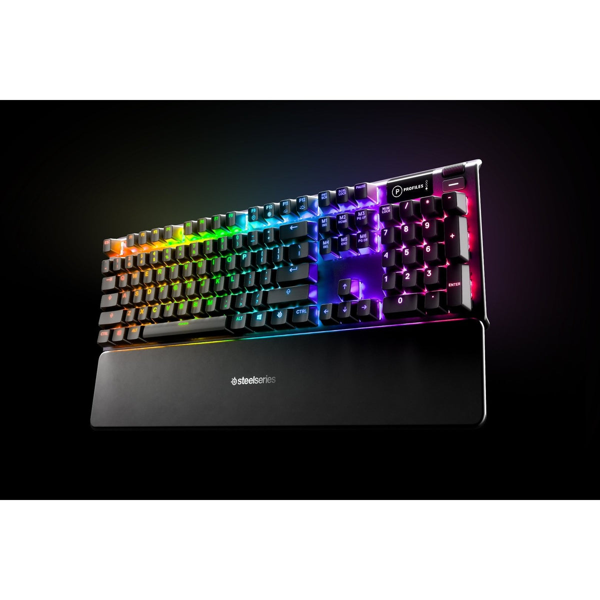 מקלדת גיימינג היברידית-מכנית SteelSeries Apex 5 - US – תמונה 1