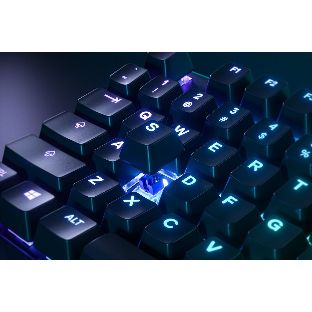 מקלדת גיימינג היברידית-מכנית SteelSeries Apex 5 - US – תמונה 3