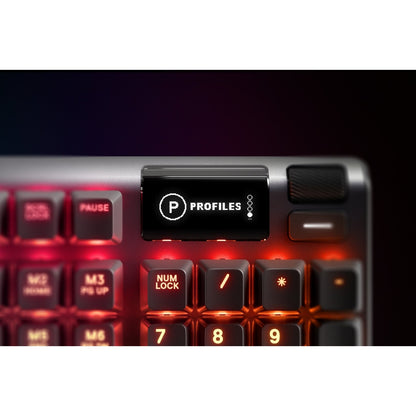 מקלדת גיימינג היברידית-מכנית SteelSeries Apex 5 - US – תמונה 4