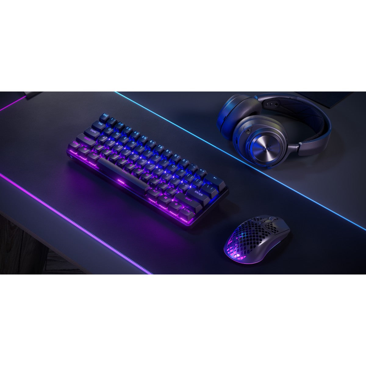 מקלדת גיימינג אלחוטית SteelSeries Apex Pro Mini Wireless - US – תמונה 2
