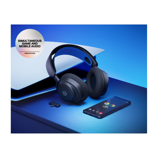 אוזניות גיימינג אלחוטיות SteelSeries Arctis Nova 7P Wireless PlayStation – שחור – תמונה 1