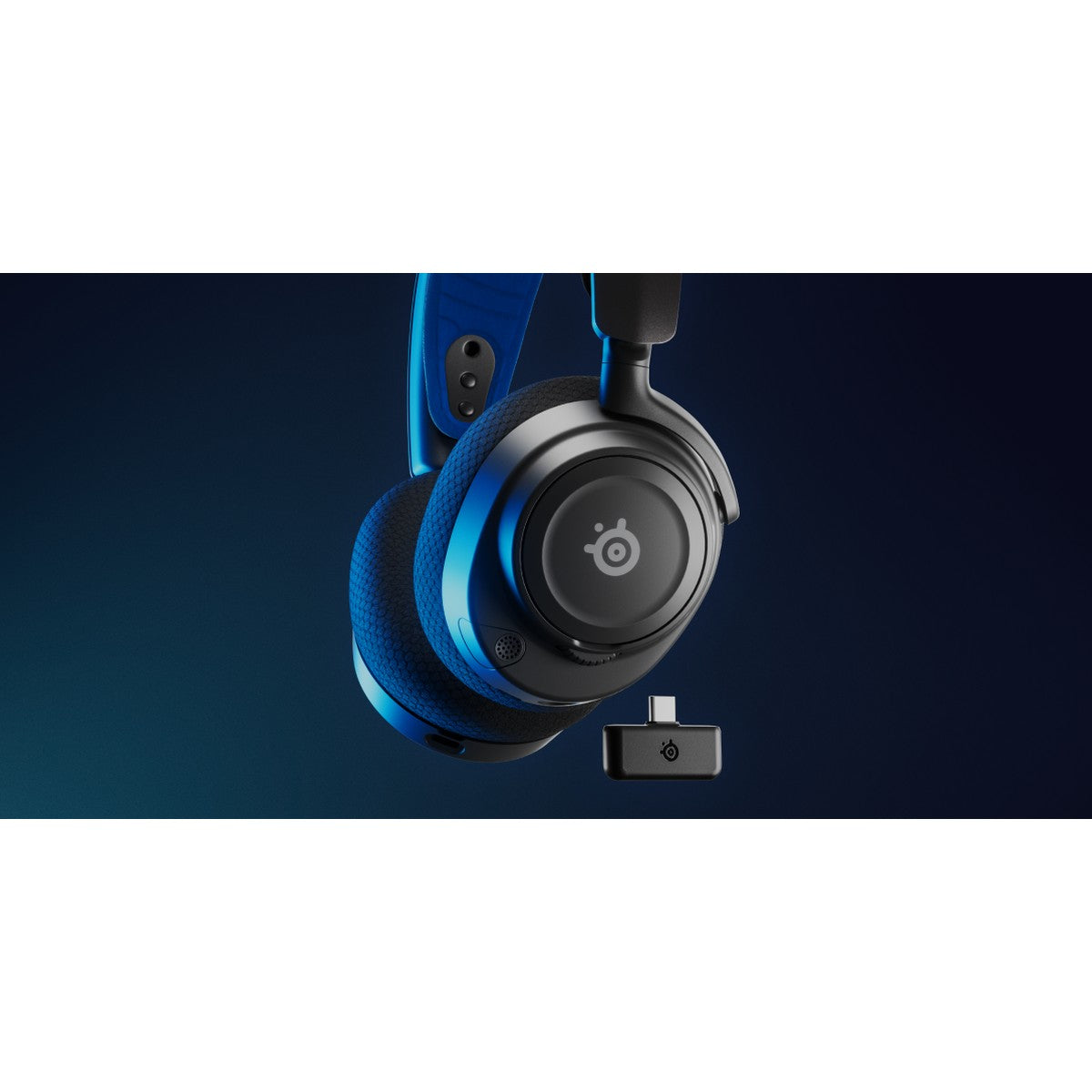 אוזניות גיימינג אלחוטיות SteelSeries Arctis Nova 7P Wireless PlayStation – שחור – תמונה 2