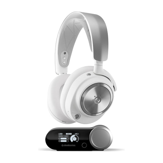 אוזניות גיימינג אלחוטיות SteelSeries Arctis Nova Pro Wireless P PlayStation – לבן – תמונה 1