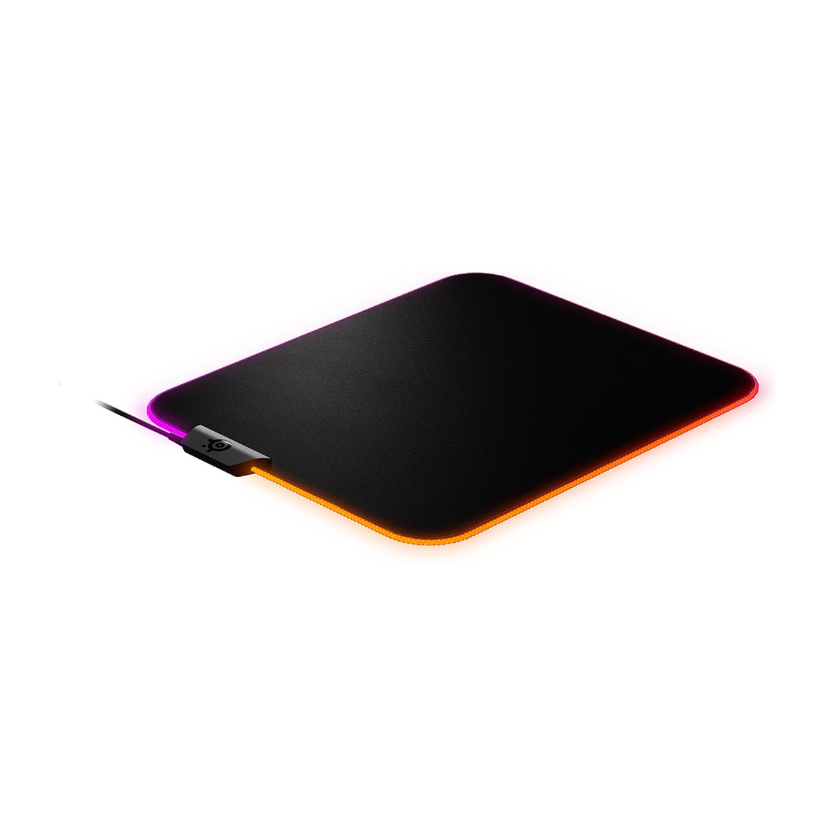 פד גיימינג לעכבר עם תאורת RGB SteelSeries QcK Prism Cloth – M – 320x270x4mm – תמונה 4