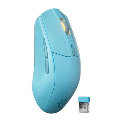 עכבר גיימינג אלחוטי SteelSeries Rival 3 Wireless Gen 2 – אקווה - תכלת – תמונה 8