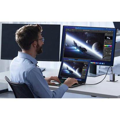 מטען קיר UGREEN Nexode S 65W GaN עם 3 יציאות אפור – תמונה 6