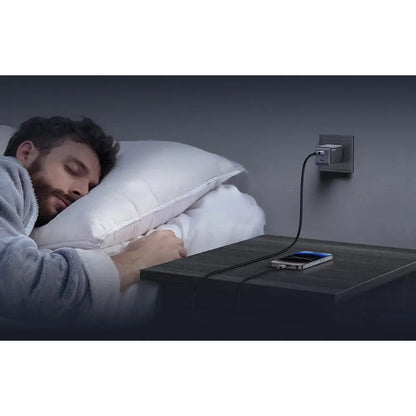 מטען קיר UGREEN Nexode S 65W GaN עם 3 יציאות אפור – תמונה 7