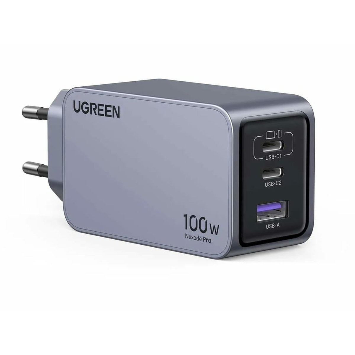 מטען קיר UGREEN NEXODE PRO 100W GAN + כבל CTC – תמונה 2