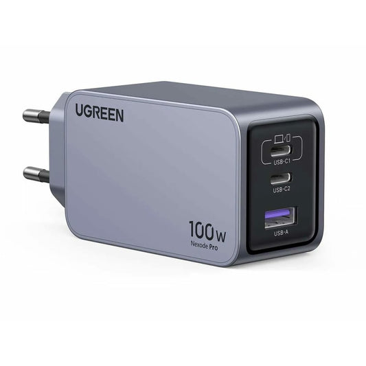 מטען קיר UGREEN NEXODE PRO 100W GAN + כבל CTC – תמונה 2
