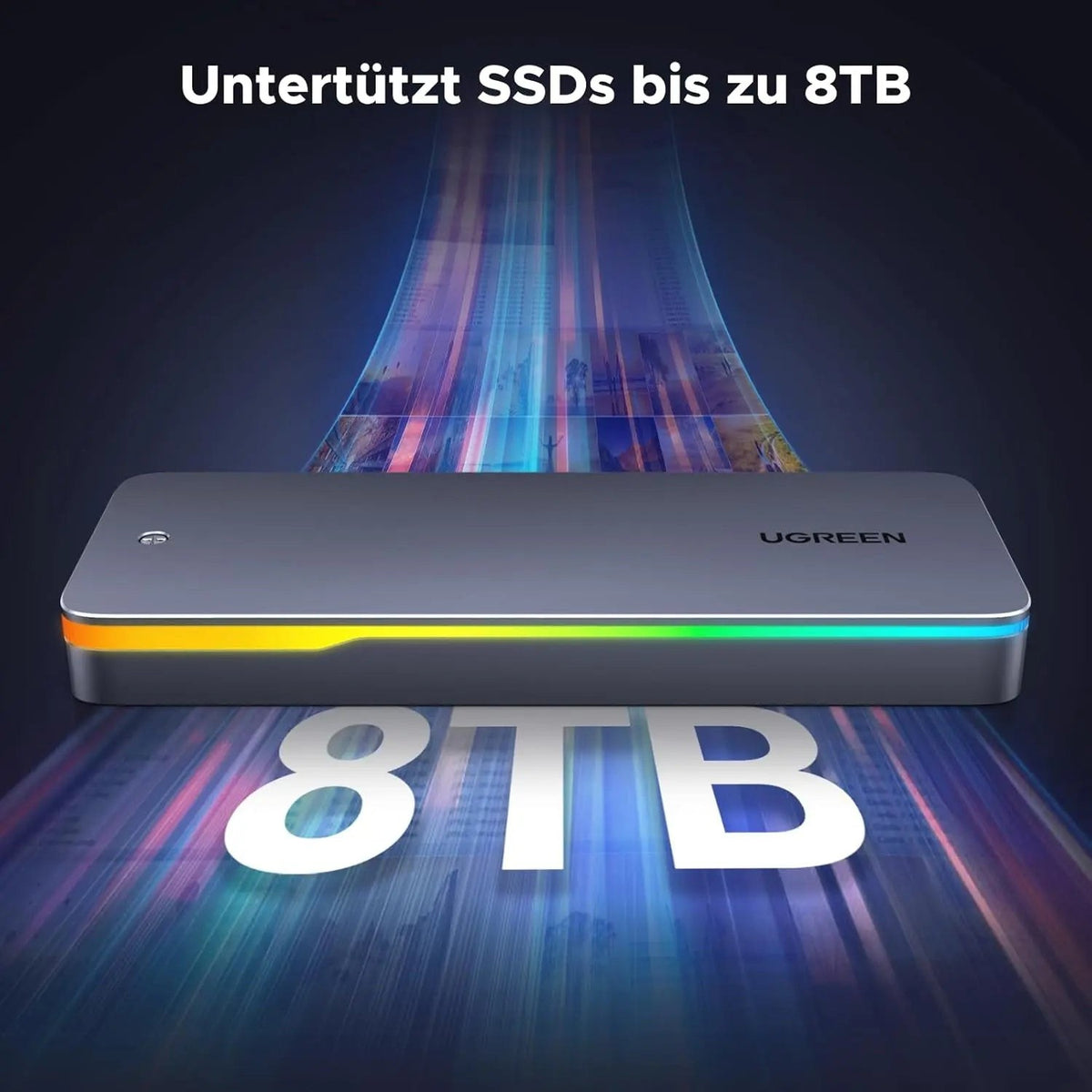 מארז ל-SSD UGREEN M.2 NVMe/SATA SSD Enclosure – תמונה 7