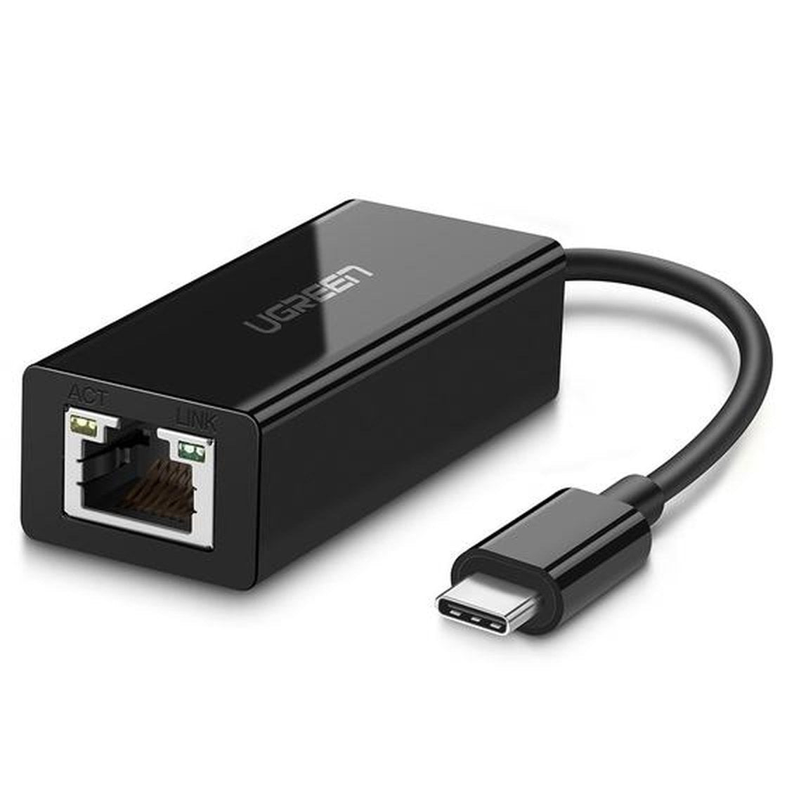 מתאם רשת UGREEN USB Type-C to 10/100/1000Mbps Ethernet Adapter – תמונה 1
