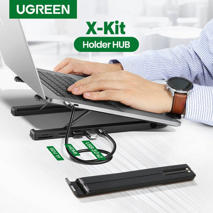 מעמד ותחנת עגינה למחשב נייד 5 ב-1 USB-C עם HDMI 4K מבית UGREEN – תמונה 7