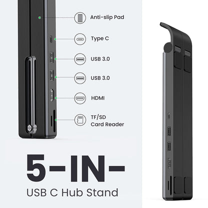 מעמד ותחנת עגינה למחשב נייד 5 ב-1 USB-C עם HDMI 4K מבית UGREEN – תמונה 8