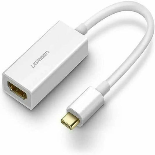 מתאם UGREEN USB-C ל-HDMI 4K@30Hz לבן – תמונה 1