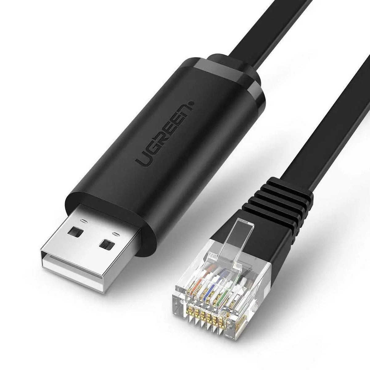 כבל קונסולה UGREEN USB-A ל-RJ45 באורך 1.5 מטר – תמונה 1