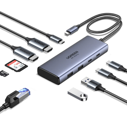 תחנת עגינה 7ב-1 UGREEN USB-C HDMI 4K@60Hz – תמונה 2