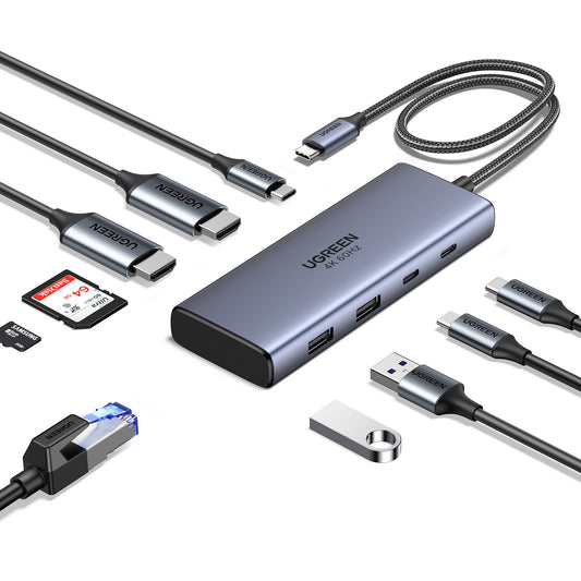 תחנת עגינה 7ב-1 UGREEN USB-C HDMI 4K@60Hz – תמונה 2
