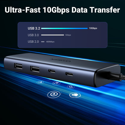 תחנת עגינה 7ב-1 UGREEN USB-C HDMI 4K@60Hz – תמונה 6