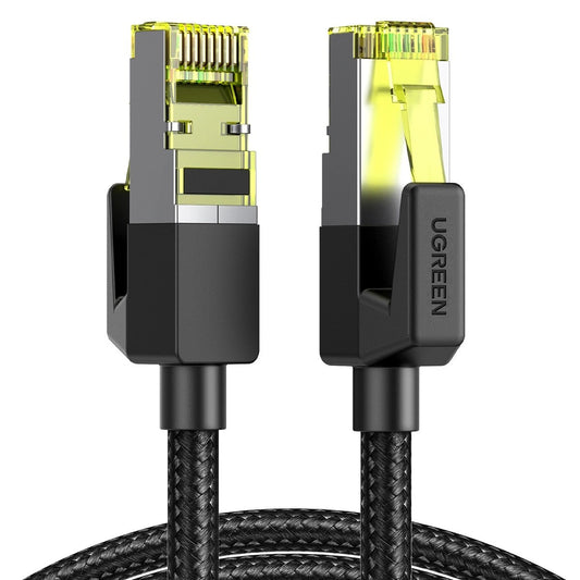 כבל UGREEN CAT7 Shielded Round Cable with Braided Modular Plugs – 1 מטר – תמונה 1