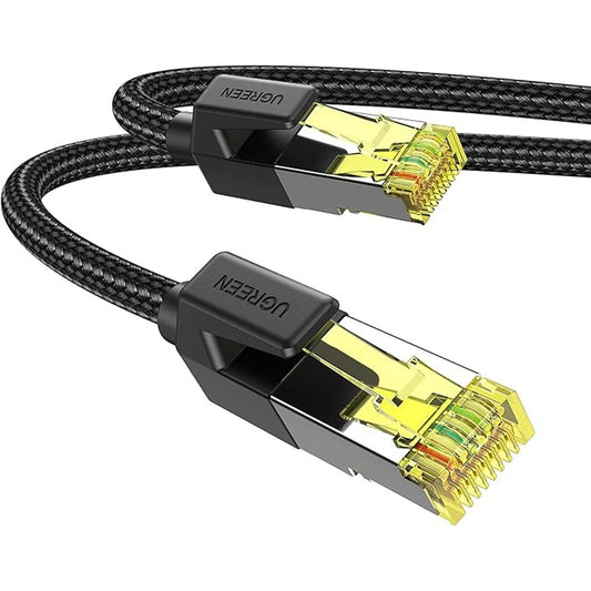 כבל UGREEN CAT7 Shielded Round Cable with Braided Modular Plugs – 1 מטר – תמונה 2