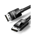 כבל UGREEN DP 1.4 Male to Male Plastic Case Braided Cable