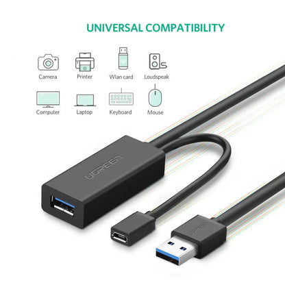 כבל UGREEN USB 3.0 Extention Cable 5M – תמונה 6