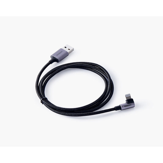 כבל UGREEN USB-A ל-Lightning קלוע באורך 1 מטר שחור – תמונה 1