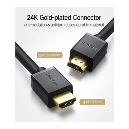 כבל UGREEN HDMI Male To Male Cable שחור – 10 מטר – תמונה 3