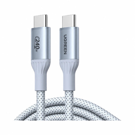 כבל טעינה UGREEN 240W USB-C ל-USB-C באורך 1 מטר – תמונה 1